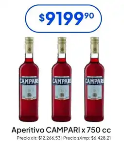 Hergo Campari aperitivo oferta