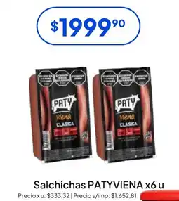 Hergo Paty salchichas patyviena oferta
