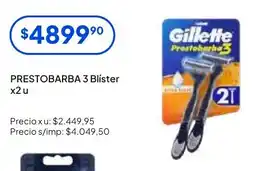 Hergo Gillette prestobarba 3 blister oferta