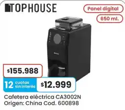 Coto Tophouse cafetera eléctrica oferta