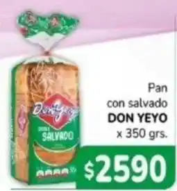 El Solar Supermercados Don yeyo pan con salvado oferta