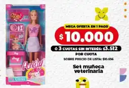 Supermayorista Vital Antily set muñeca veterinaria oferta