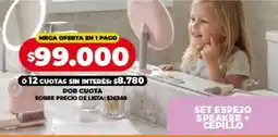 Supermayorista Vital Set espejo speaker + cepillo oferta