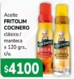 El Solar Supermercados Fritolim aceite cocinero clásico / manteca oferta
