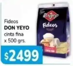 El Solar Supermercados Don yeo fideos cinta fina oferta