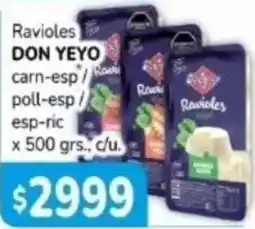 El Solar Supermercados Don yeyo ravioles oferta