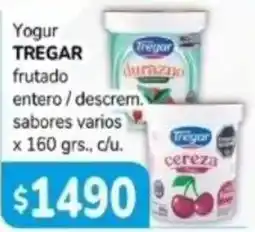 El Solar Supermercados Tregar yogur frutado entero / descrem. sabores varios oferta