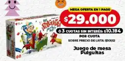 Supermayorista Vital Pulguitas juego de mesa oferta