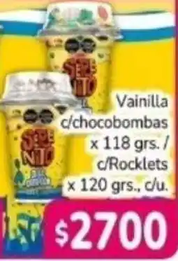 El Solar Supermercados Serenito vainilla c/chocobombas oferta