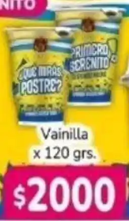 El Solar Supermercados Primero serenito postre oferta