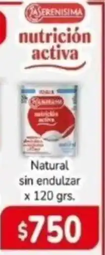El Solar Supermercados La serenisima nutrición activa oferta