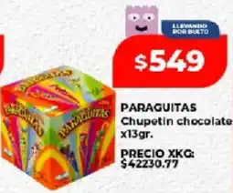 Supermayorista Vital Paraguitas chupetin chocolate oferta