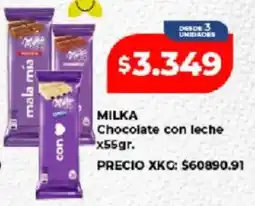 Supermayorista Vital Milka chocolate con leche oferta