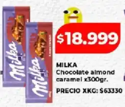 Supermayorista Vital Milka chocolate almond caramel oferta