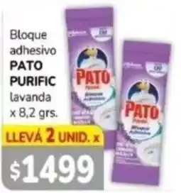 El Solar Supermercados Pato purific bloque adhesivo lavanda oferta