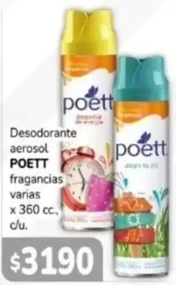 El Solar Supermercados Poett desodorante aerosol oferta