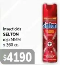 El Solar Supermercados Selton insecticida rojo MMM oferta