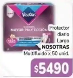 El Solar Supermercados Nosotras protector diario largo oferta