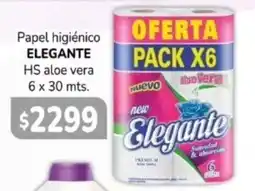 El Solar Supermercados Elegante papel higiénico HS aloe vera oferta