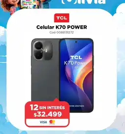 Casa Silvia Tcl celular k70 power oferta