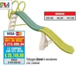 Rio Shop Deco Gui tobogan giant 6 escalones oferta