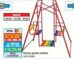Rio Shop Deco Hamaca gemela mediana oferta