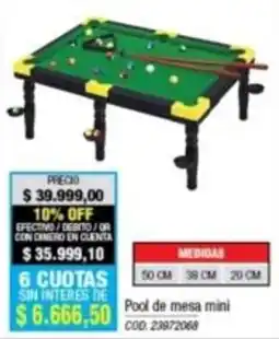 Rio Shop Deco Pool de mesa mini oferta