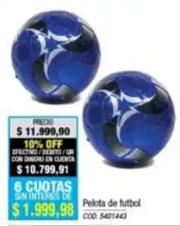 Rio Shop Deco Pelota de futbol oferta