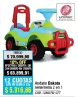 Rio Shop Deco Andarin Dakota oferta