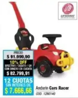 Rio Shop Deco Andarin cars racer oferta