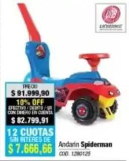 Rio Shop Deco Lifeline Andarin Spiderman oferta