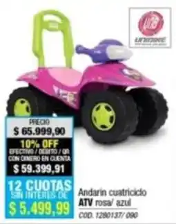 Rio Shop Deco Andarin cuatriciclo oferta