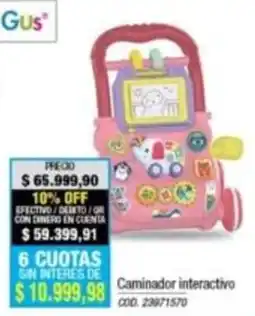Rio Shop Deco Gus caminador interactivo oferta
