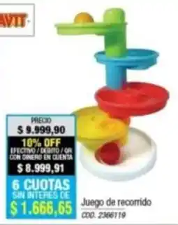 Rio Shop Deco Avit juego de recorrido oferta