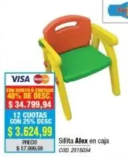 Rio Shop Deco Sillita Alex en caja oferta