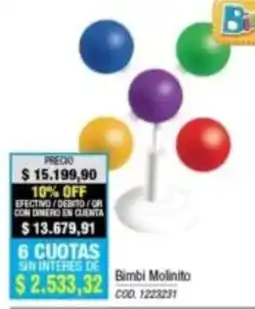 Rio Shop Deco Bimbi Molinito oferta