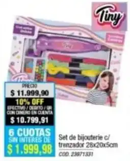 Rio Shop Deco Tiny set de bijouterie c/ trenzador oferta