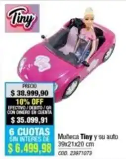 Rio Shop Deco Tiny muñeca y su auto oferta