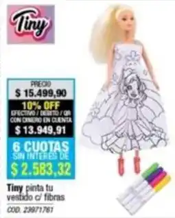 Rio Shop Deco Tiny pinta tu vestido oferta