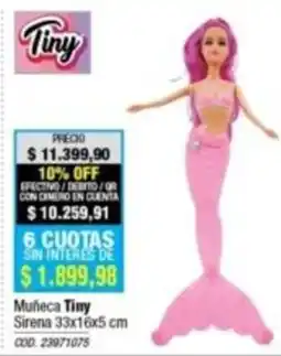 Rio Shop Deco Tiny muñeca sirenita oferta