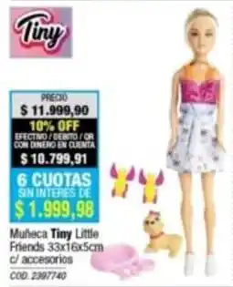 Rio Shop Deco Tiny muñeca little friends oferta