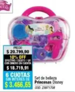 Rio Shop Deco Princesas Disney set de belleza oferta