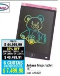 Rio Shop Deco Juliana magic tablet oferta