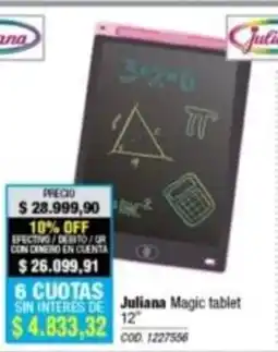 Rio Shop Deco Juliana magic tablet oferta