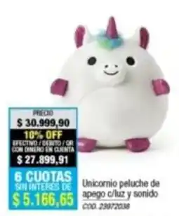Rio Shop Deco Unicornio peluche de apego oferta