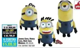 Rio Shop Deco James Core, Henry Core, Dick Core Minions 3D oferta
