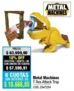 Rio Shop Deco Metal Machines T Rex Attack Trap oferta