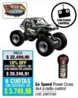 Rio Shop Deco Go Speed Power Cross oferta