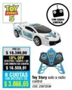 Rio Shop Deco Toy Story auto a radio control oferta