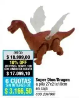 Rio Shop Deco Super Dino/Dragon oferta